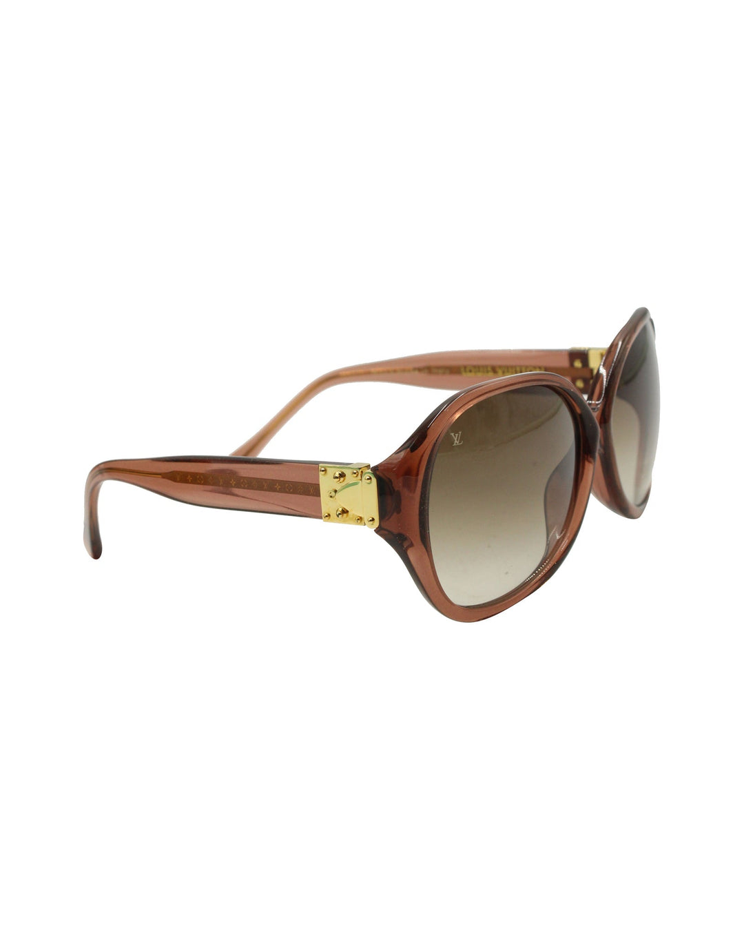 Louis Vuitton Oversized Soupcon Sunglasses in Brown Acetate