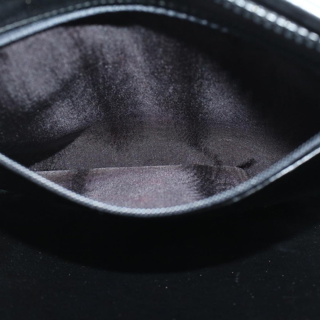Celine C Macadam Canvas Clutch Bag Black Auth ep1277