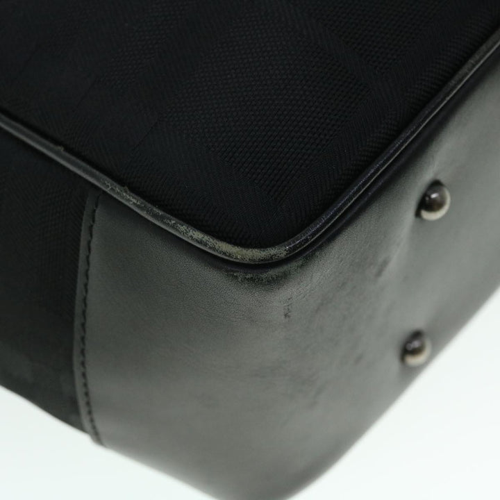 Burberry Tote Bag Canvas Black Auth ep1588