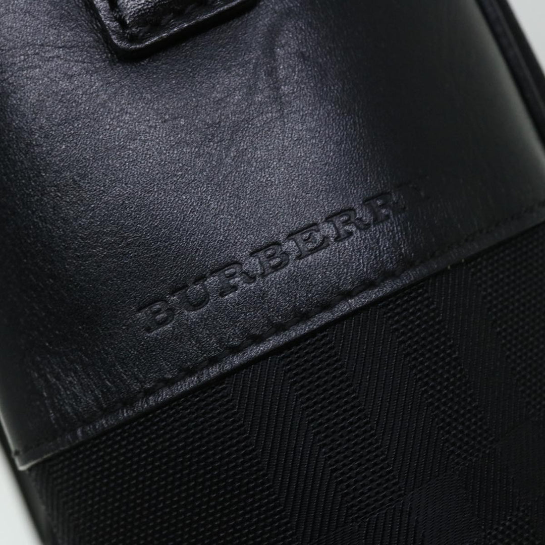 Burberry Tote Bag Canvas Black Auth ep1588