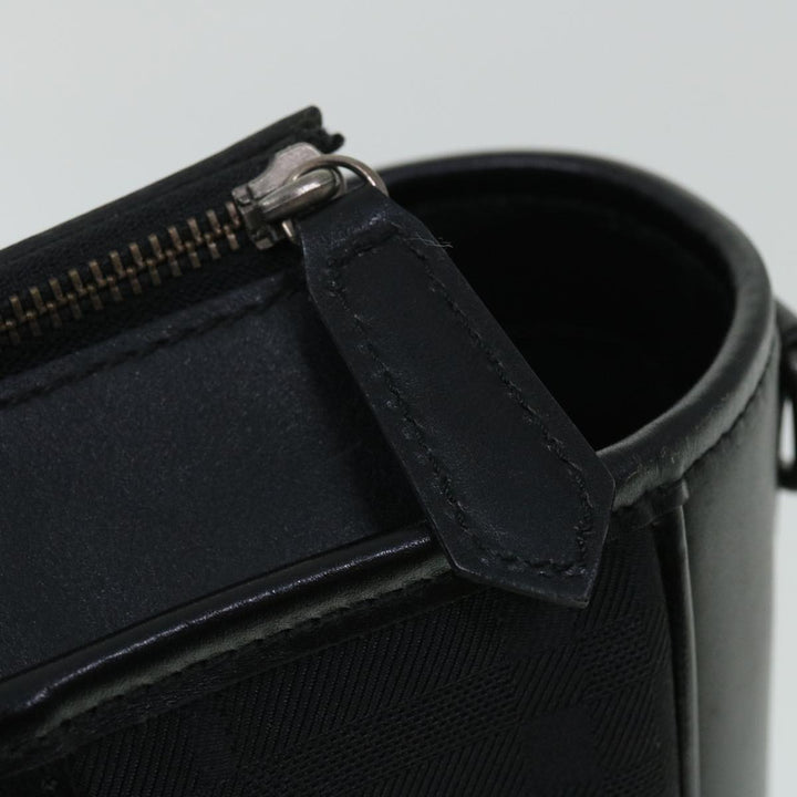 Burberry Tote Bag Canvas Black Auth ep1588