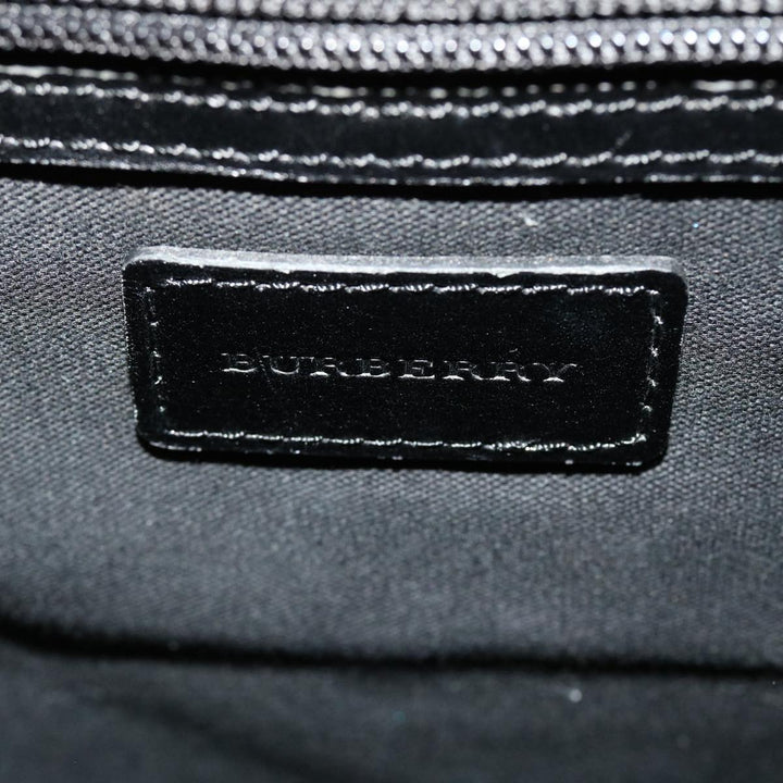 Burberry Tote Bag Canvas Black Auth ep1588