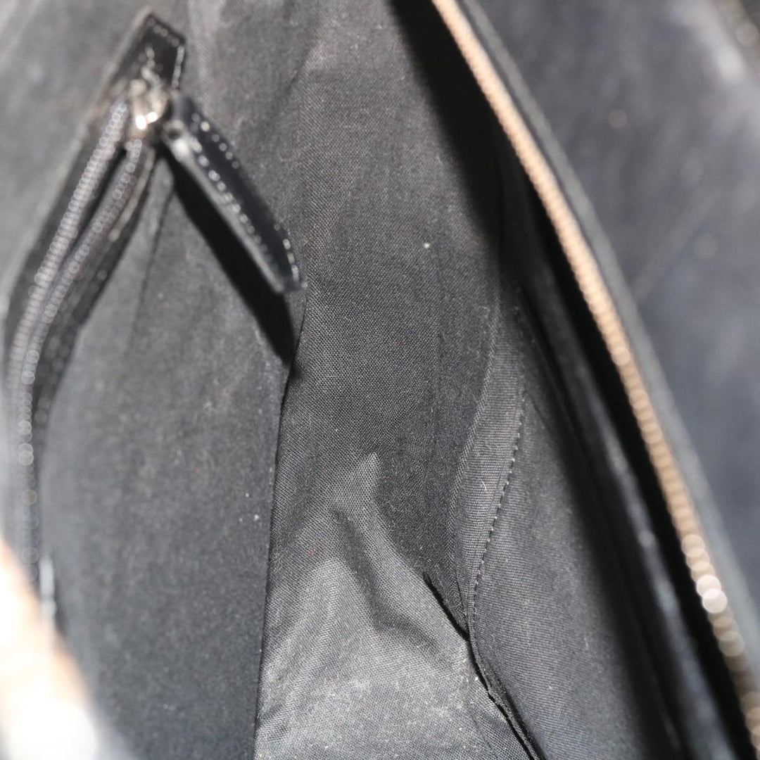 Burberry Tote Bag Canvas Black Auth ep1588