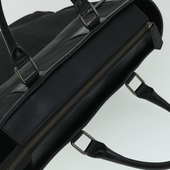 Burberry Tote Bag Canvas Black Auth ep1588