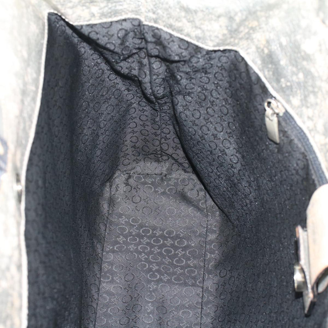 Top Quality Celine C Macadam Canvas Hand Bag Navy Auth ep1622