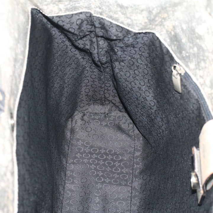 Top Quality Celine C Macadam Canvas Hand Bag Navy Auth ep1622