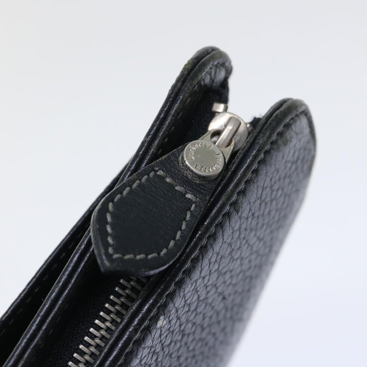 BurberrySs Hand Bag Leather Black Auth ep1643