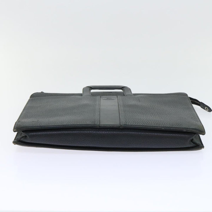 BurberrySs Hand Bag Leather Black Auth ep1643