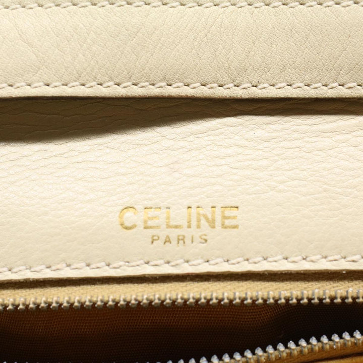Celine Shoulder Bag Leather Beige  ep1657