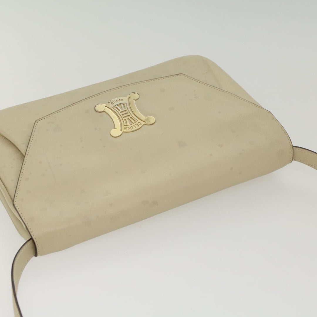 Celine Shoulder Bag Leather Beige  ep1657