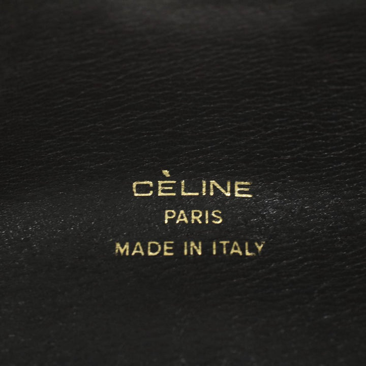 Celine C Macadam Canvas Clutch Bag Brown Auth ep1888
