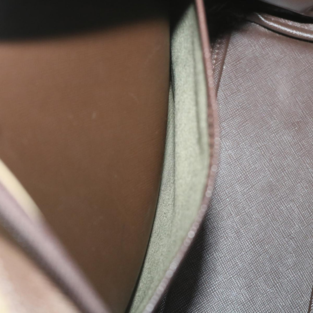 BurberrySs Nova Check Boston Bag Nylon Canvas Brown Auth ep2180