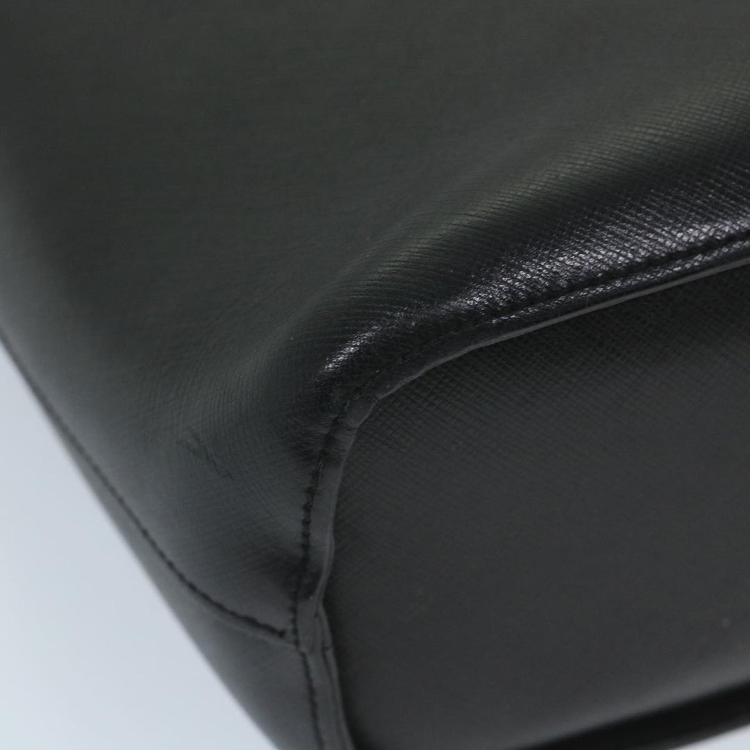 BURBERRYSs Shoulder Bag Leather Black Auth ep2237