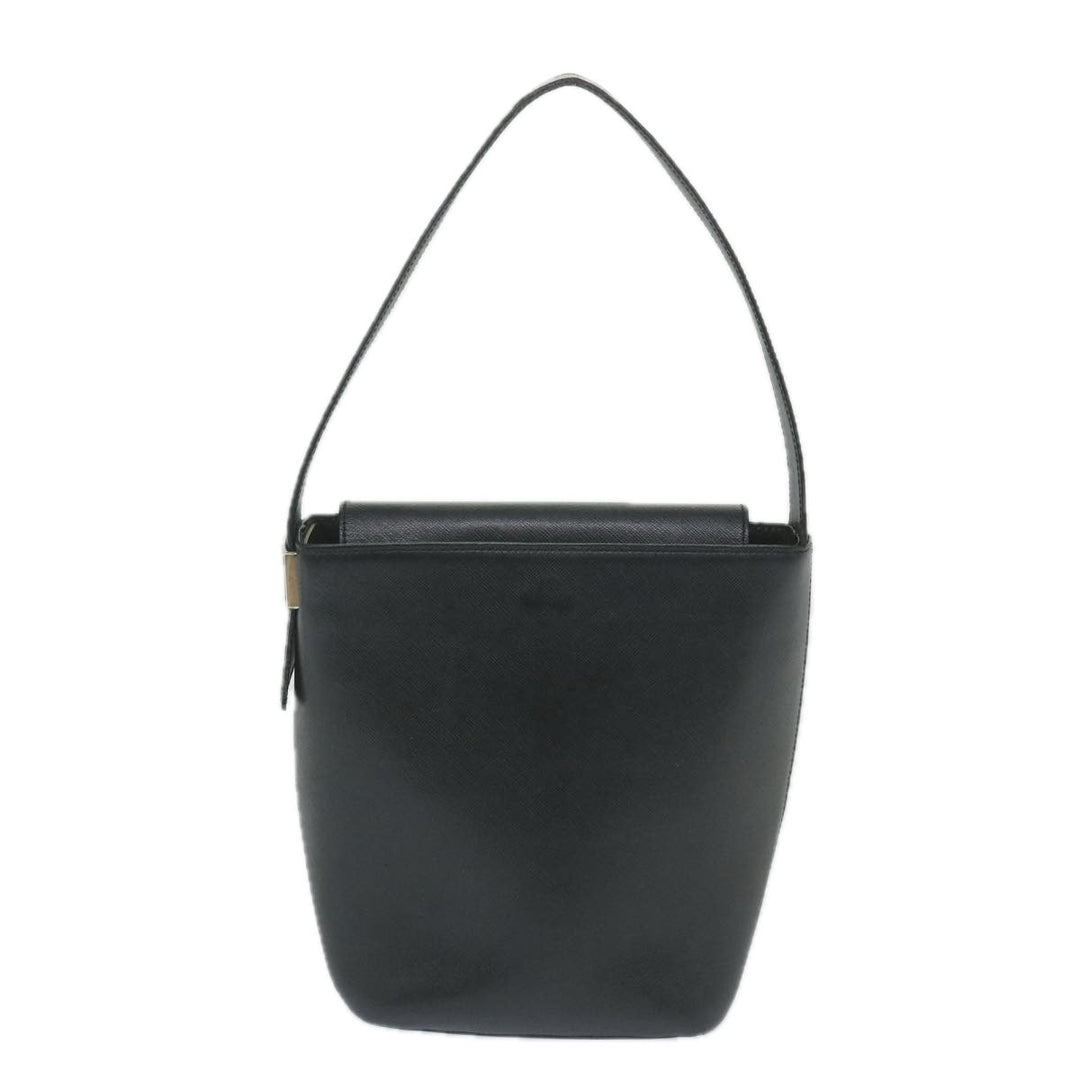 BURBERRYSs Shoulder Bag Leather Black Auth ep2237