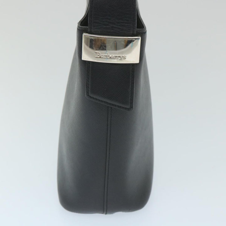 BURBERRYSs Shoulder Bag Leather Black Auth ep2237