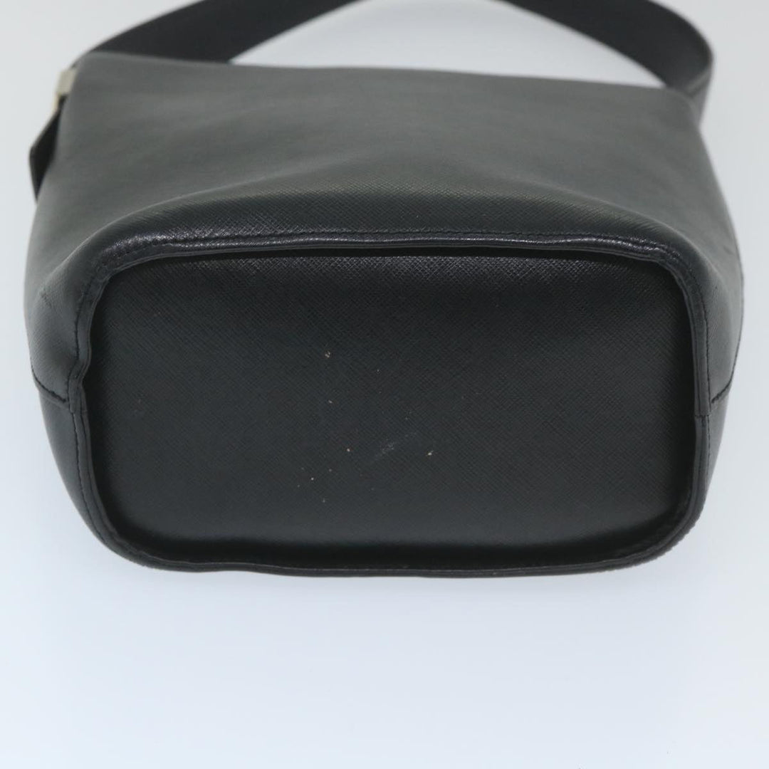 BURBERRYSs Shoulder Bag Leather Black Auth ep2237