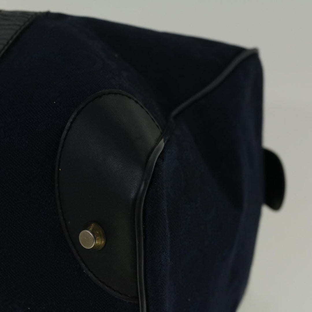 Celine C Macadam Canvas Boston Bag Navy  ep2240