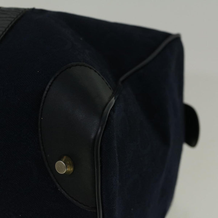 Celine C Macadam Canvas Boston Bag Navy  ep2240