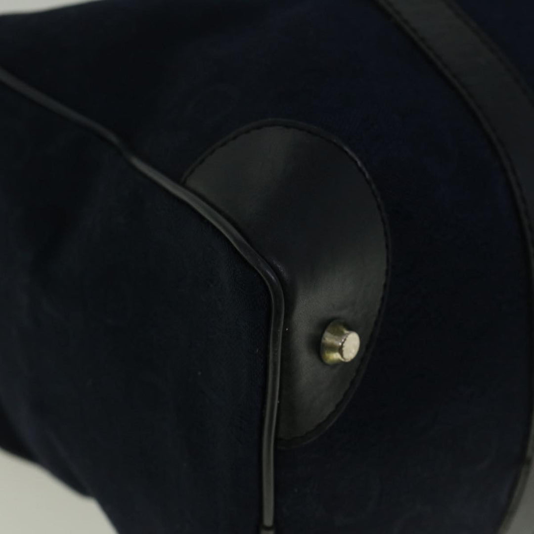 Celine C Macadam Canvas Boston Bag Navy  ep2240