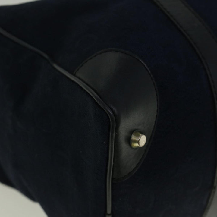 Celine C Macadam Canvas Boston Bag Navy  ep2240