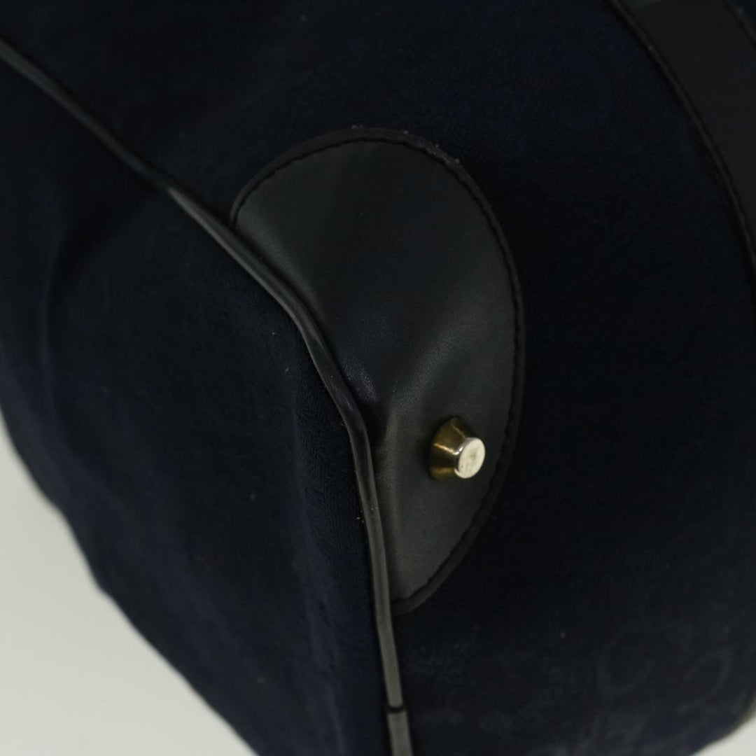 Celine C Macadam Canvas Boston Bag Navy  ep2240