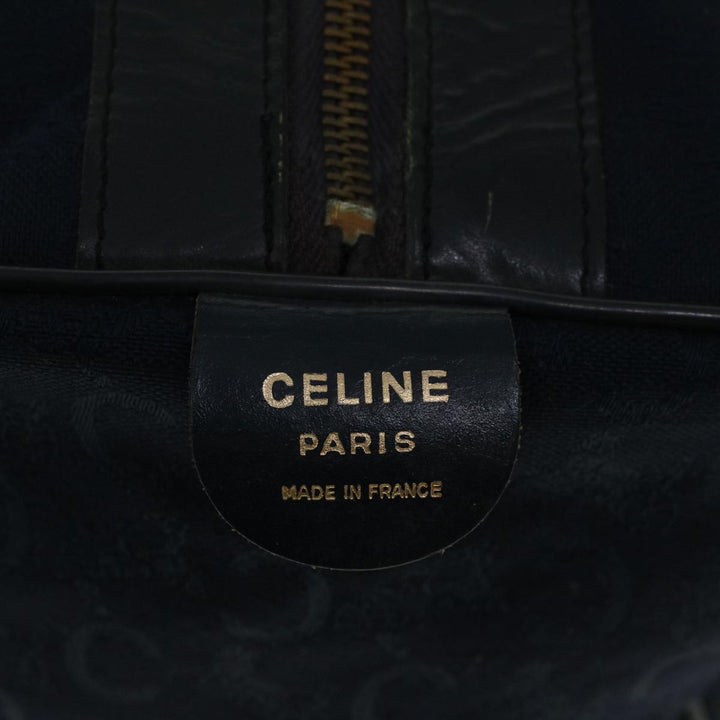 Celine C Macadam Canvas Boston Bag Navy  ep2240