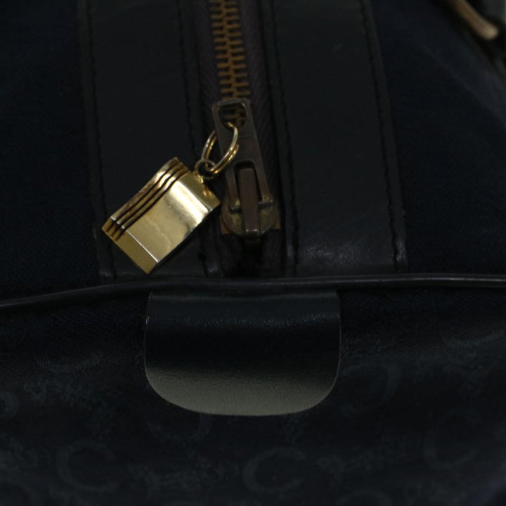 Celine C Macadam Canvas Boston Bag Navy  ep2240