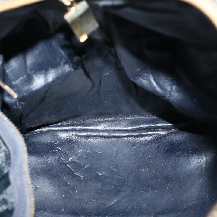 Celine C Macadam Canvas Boston Bag Navy  ep2240