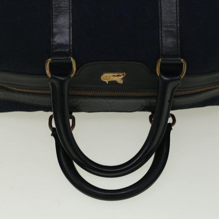 Celine C Macadam Canvas Boston Bag Navy  ep2240