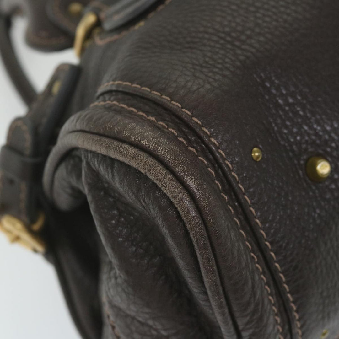 Chloe Paddington Hand Bag Leather Brown 02 11 51 5276 ep2377