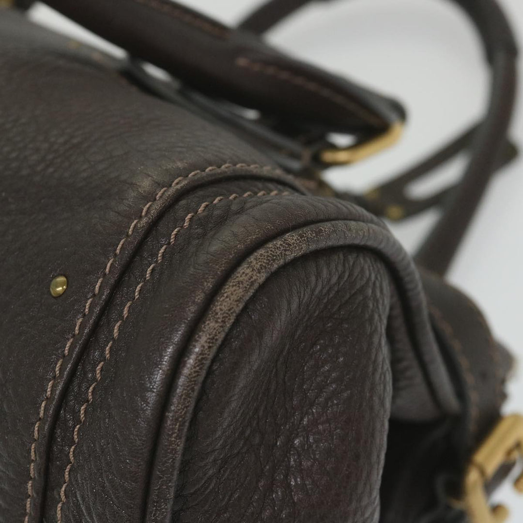 Chloe Paddington Hand Bag Leather Brown 02 11 51 5276 ep2377