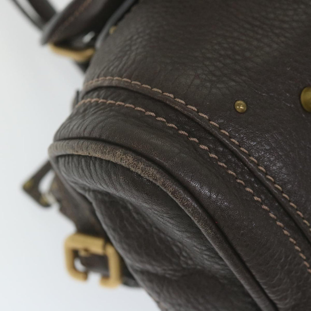 Chloe Paddington Hand Bag Leather Brown 02 11 51 5276 ep2377