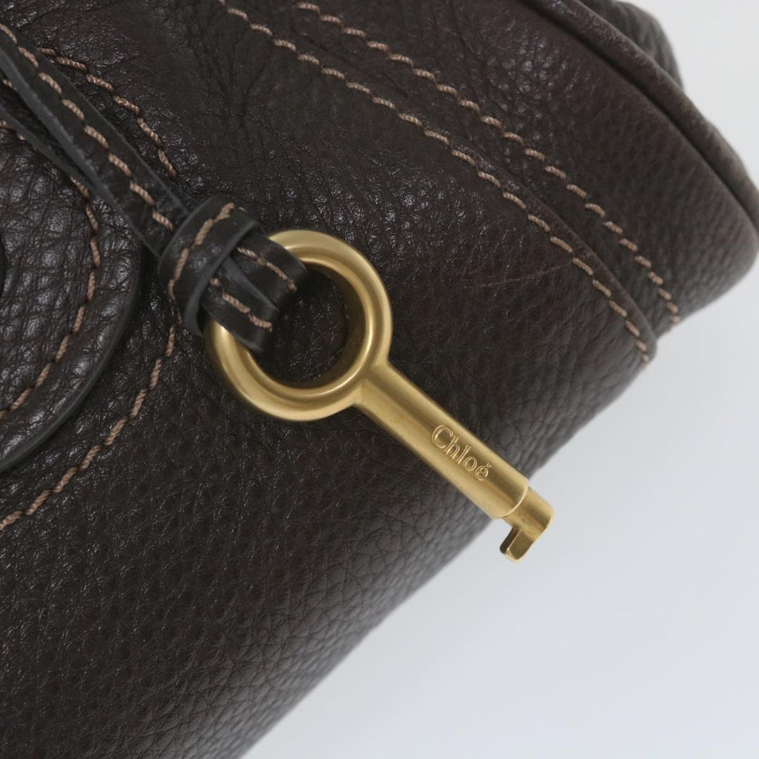 Chloe Paddington Hand Bag Leather Brown 02 11 51 5276 ep2377