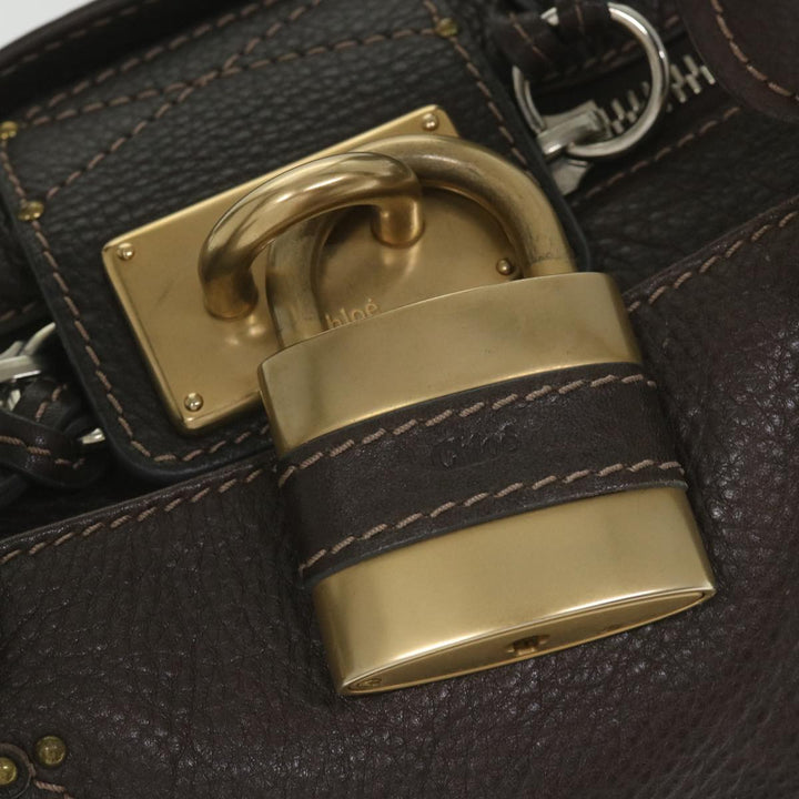 Chloe Paddington Hand Bag Leather Brown 02 11 51 5276 ep2377
