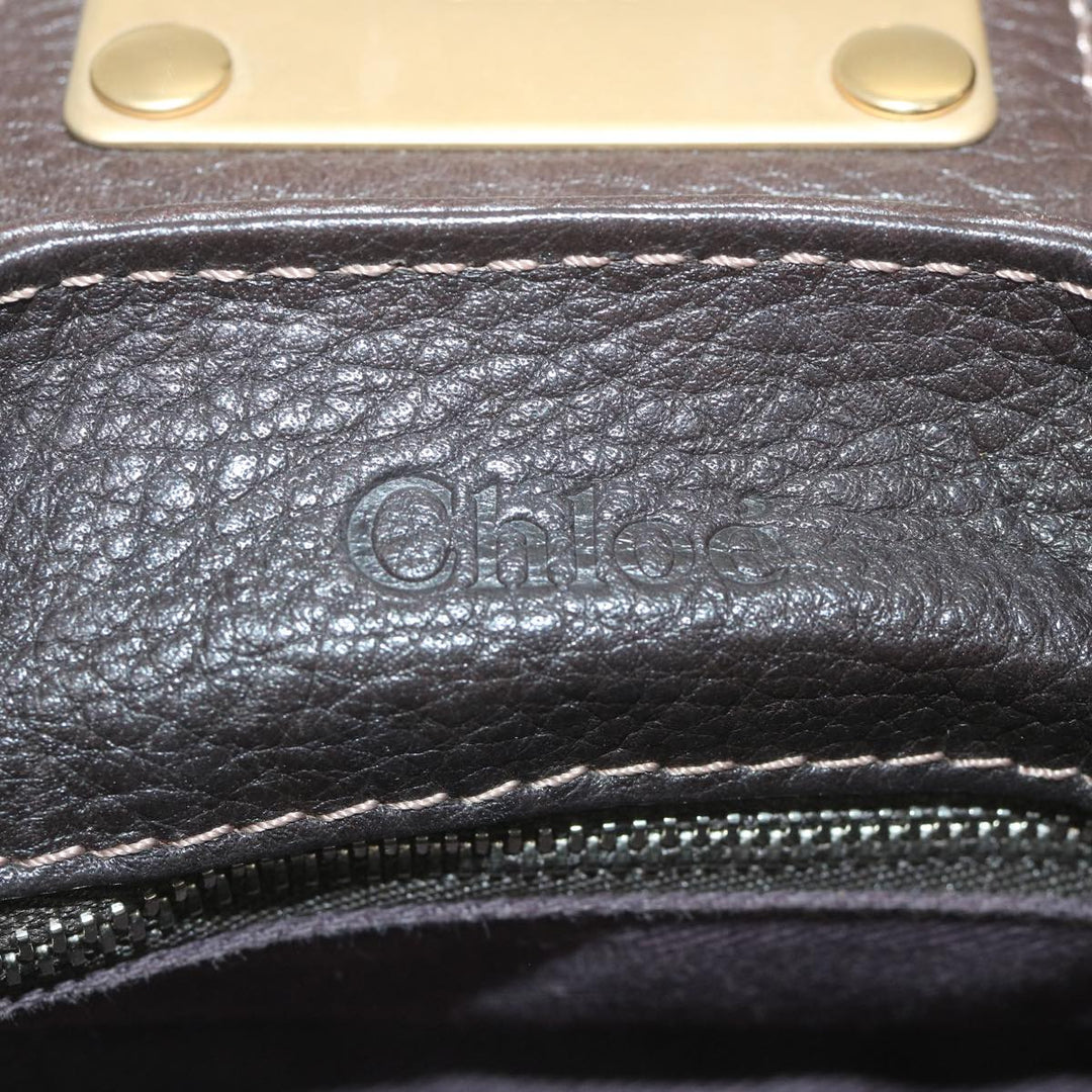 Chloe Paddington Hand Bag Leather Brown 02 11 51 5276 ep2377