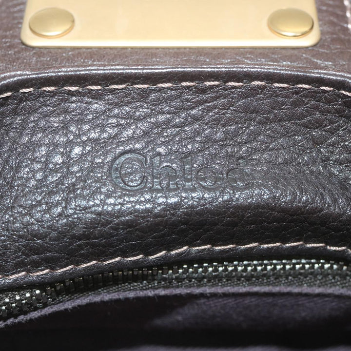 Chloe Paddington Hand Bag Leather Brown 02 11 51 5276 ep2377