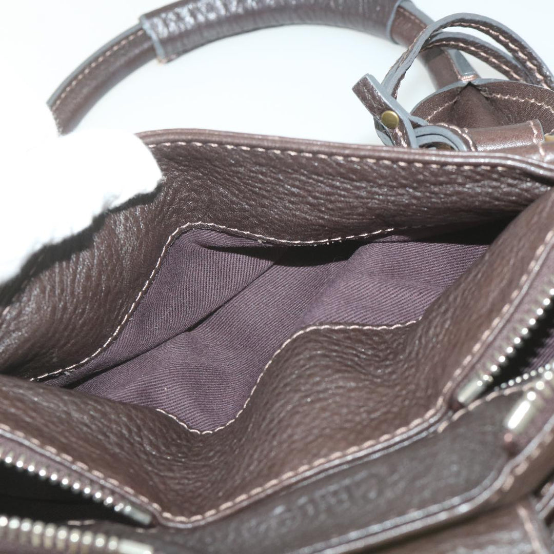 Chloe Paddington Hand Bag Leather Brown 02 11 51 5276 ep2377