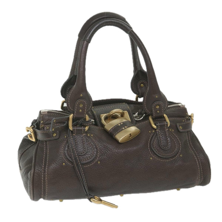 Chloe Paddington Hand Bag Leather Brown 02 11 51 5276 ep2377