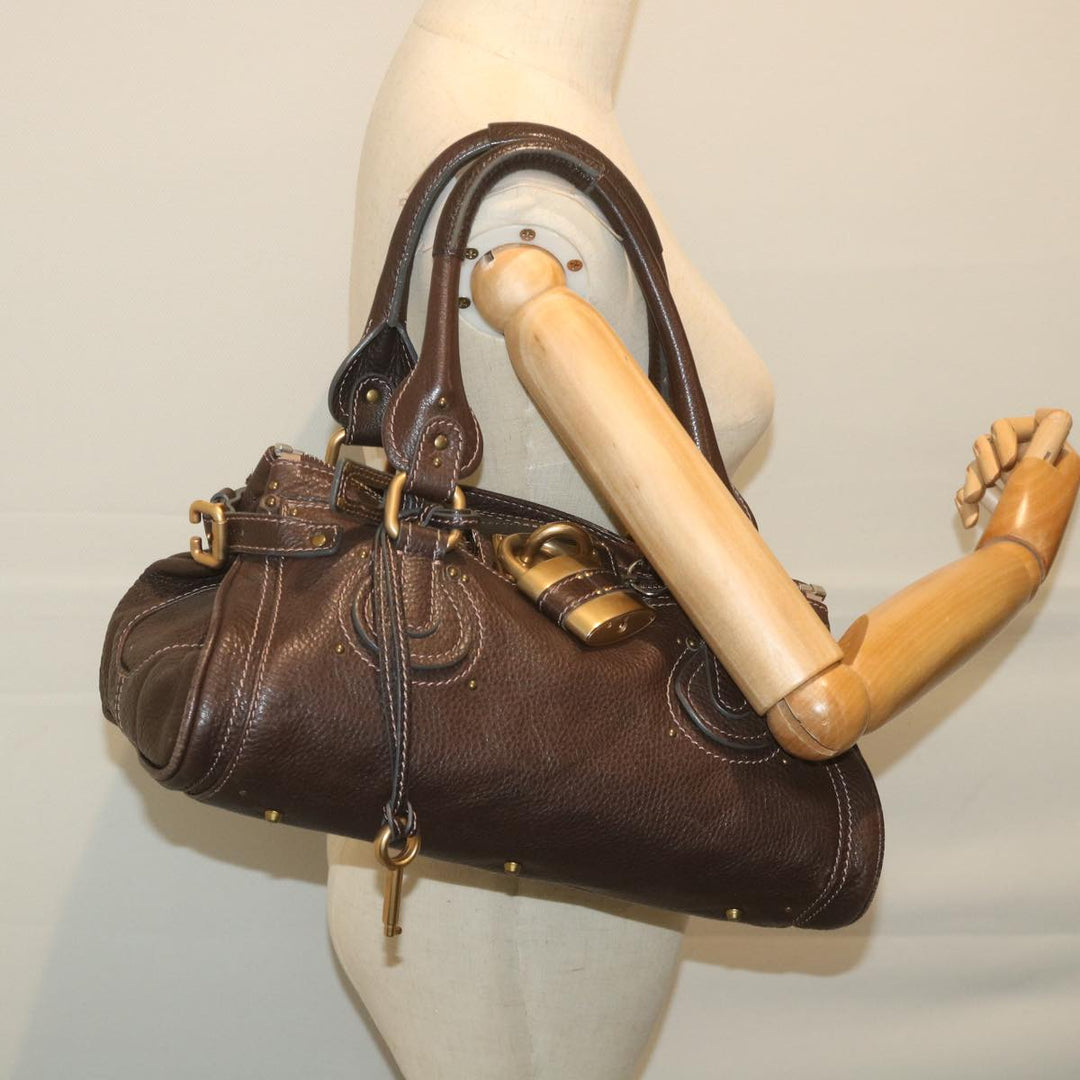 Chloe Paddington Hand Bag Leather Brown 02 11 51 5276 ep2377