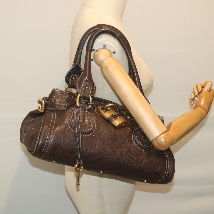 Chloe Paddington Hand Bag Leather Brown 02 11 51 5276 ep2377