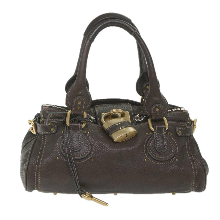 Chloe Paddington Hand Bag Leather Brown 02 11 51 5276 ep2377