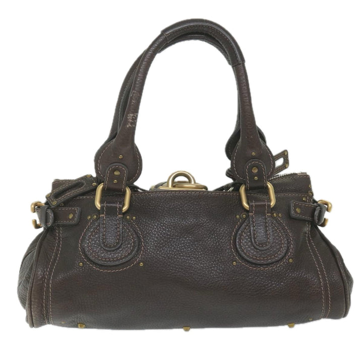 Chloe Paddington Hand Bag Leather Brown 02 11 51 5276 ep2377