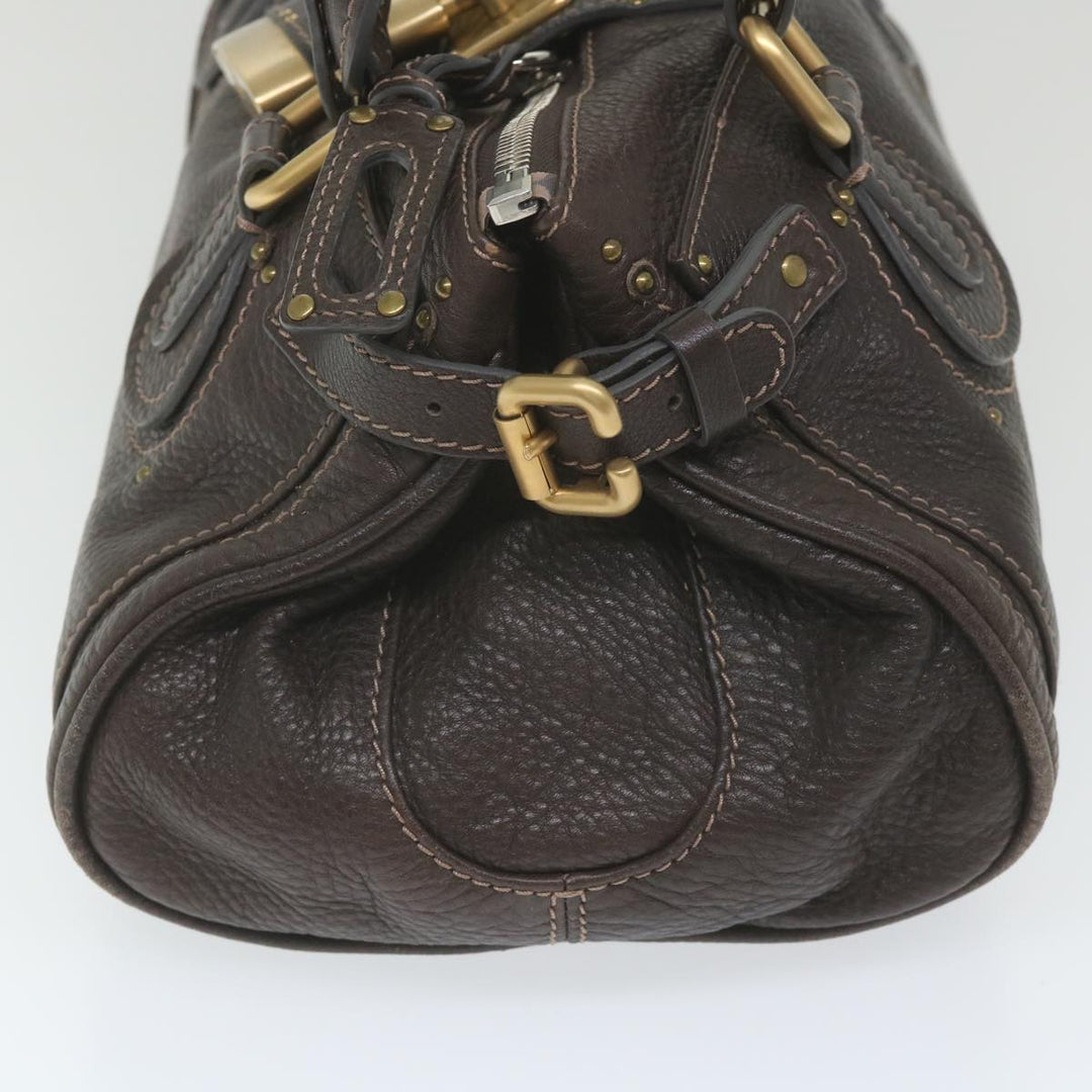 Chloe Paddington Hand Bag Leather Brown 02 11 51 5276 ep2377
