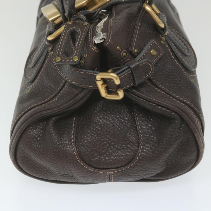 Chloe Paddington Hand Bag Leather Brown 02 11 51 5276 ep2377