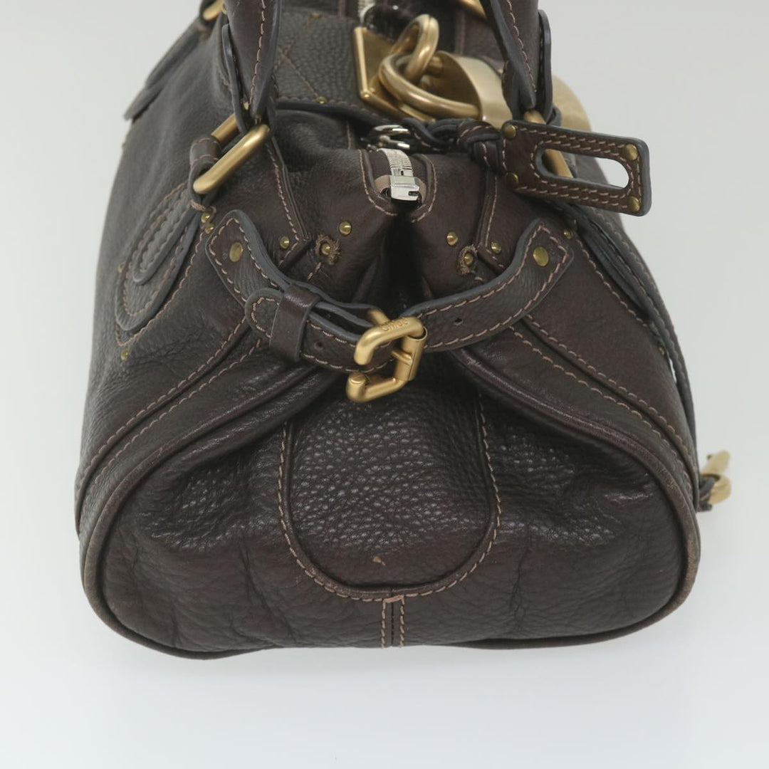 Chloe Paddington Hand Bag Leather Brown 02 11 51 5276 ep2377
