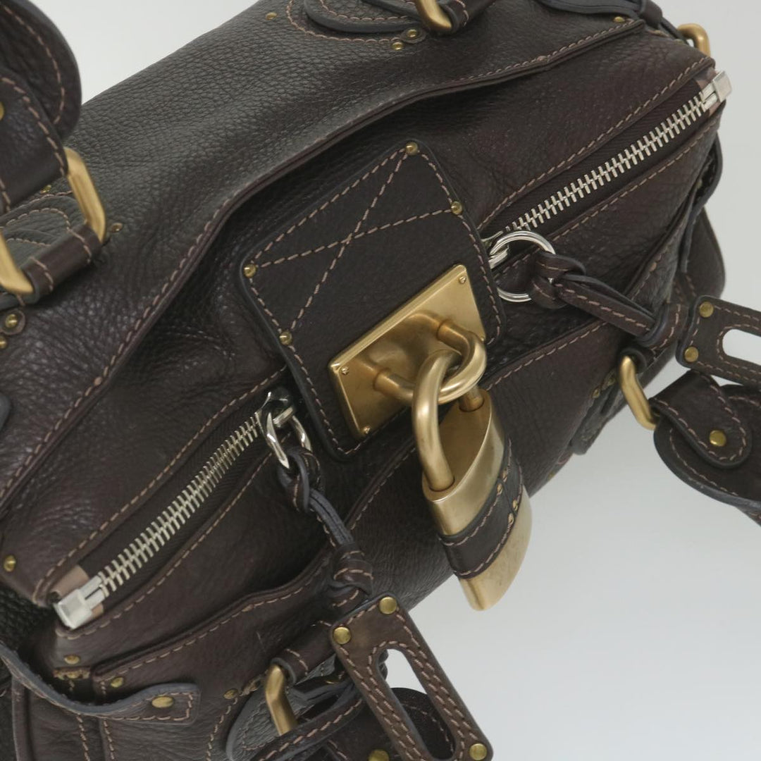 Chloe Paddington Hand Bag Leather Brown 02 11 51 5276 ep2377