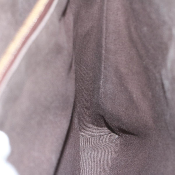Celine Macadam Canvas Tote Bag Brown Auth ep2511