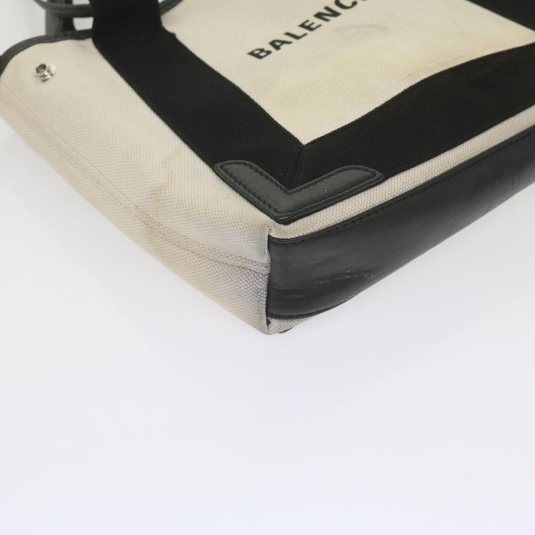 Top Quality Balenciaga Hand Bag Canvas Black White 390346 Auth ep2535