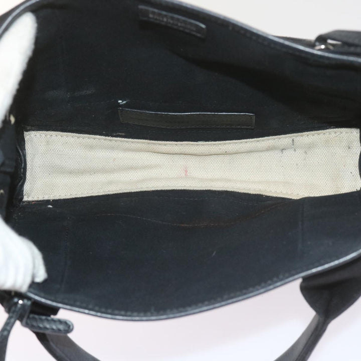 Top Quality Balenciaga Hand Bag Canvas Black White 390346 Auth ep2535