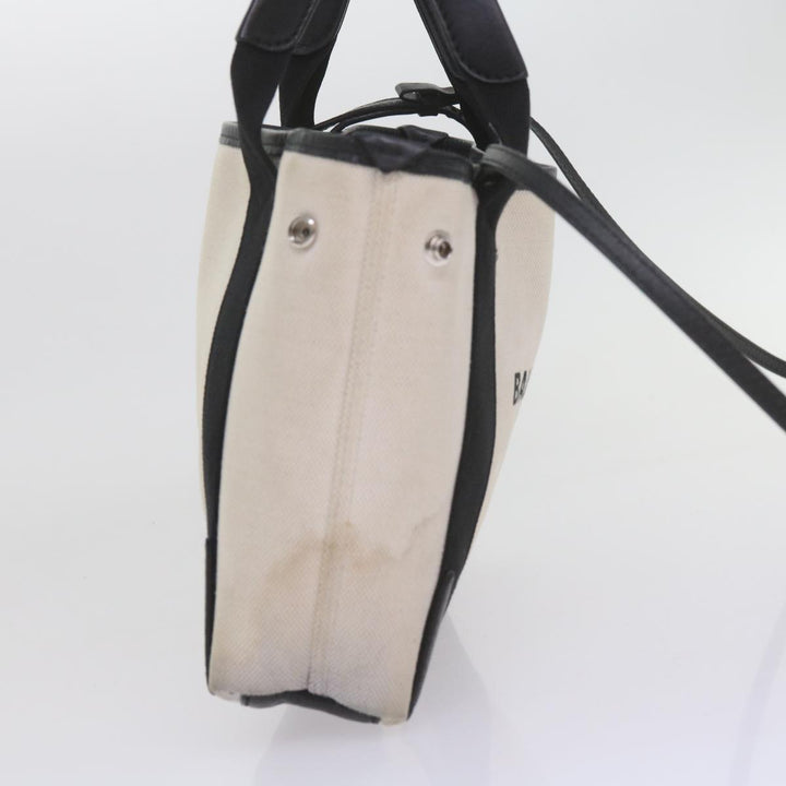 Top Quality Balenciaga Hand Bag Canvas Black White 390346 Auth ep2535